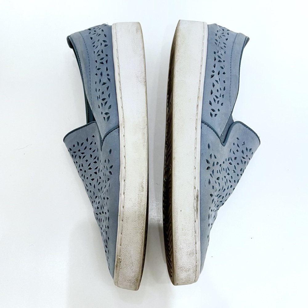 Vionic Splendid Midi Perf Suede Slip-On Blue Size… - image 5